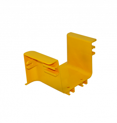 CCA-120-TU Derivación en T universal amarilla 120x100mm, material PC+ABS libre de halógenos, macho