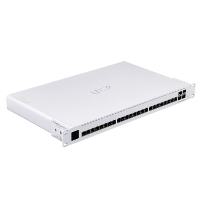 UISP-S-PRO-LIQ. USADO UBIQUITI Switch 24-1000(16PoE-Pasivo 4-SFP+10G 27V/220W-tot 100-
