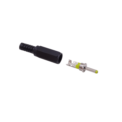 PLUG-0724-9 Clavija de alimentación DC 2,35x0,7mm Longitud-9mm para soldadura directa K-31122