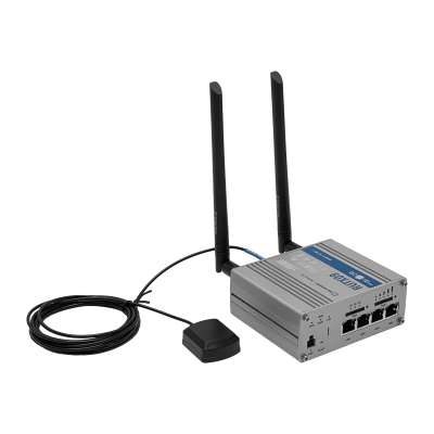 RUTX09. TELTONIKA Enrutador 4G/LTE 300mbps Doble-SIM 3 conectores SMA-H 3 puertos-1000 1-WAN 1-USB