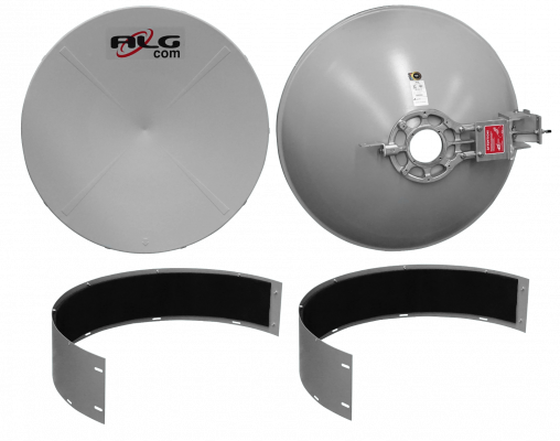 UHX-32 ALGCOM Antena integrada aislada y radiante 5GHz Longitud 0,9m Ganancia 30-33dBi Rango extendido 4,9-6,4GHz Configuración 2x2 Conectores 2-RPSMA-H