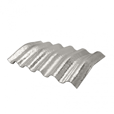 CUMBRERA IBAPLAC 0,56x0,92m Ondulada Resistente al Agua Tetra Reciclado 6mm-Grosor