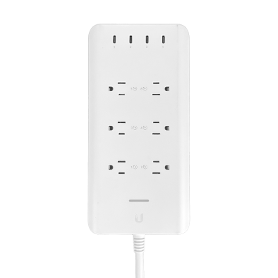 USP-STRIP-110VAC UBIQUITI 100-125VAC SmartPower 6-Tomas Americano 4-USB-C PDU 2,4GHz