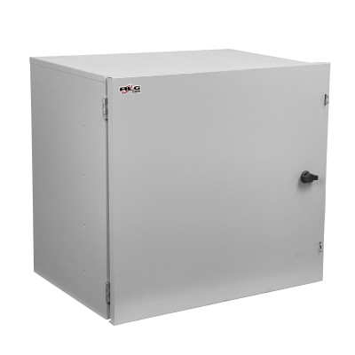 RK10-3PE ALGCOM Gabinete de Exterior 10U 509x340mm IP54 para Montaje en Poste o Suelo Acero Galvanizado