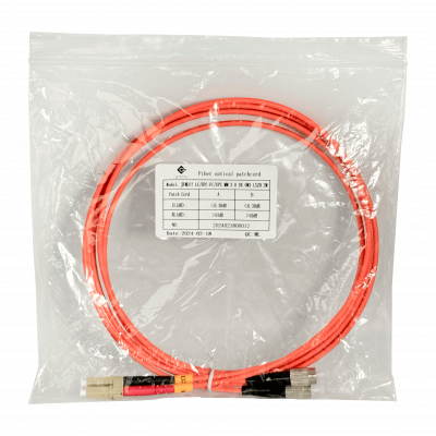 JFMLF2 Latiguillo de fibra óptica dúplex multimodo OM1 LC-FC 62.5/125µm LSZH 2 metros