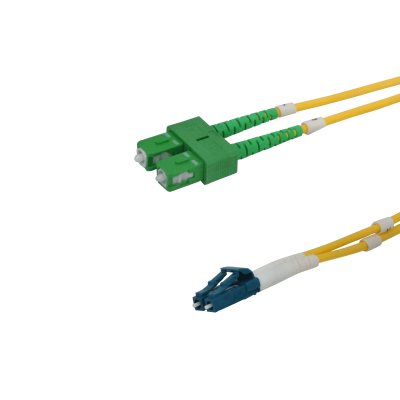 JFSAL1 1mt SC/APC-LC/UPC Monomodo SM Dúplex Latiguillo de Fibra Óptica 9/125um 3mm