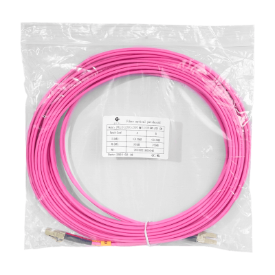 JF4LL10 LSZH 10mt LC-LC- OM4 Multimodo MM Duplex Latiguillo Fibra 50/125um 3mm