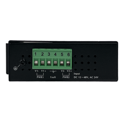 ICS-2105A PLANET Convertidor Serial a Ethernet Industrial 1-SFP RS232 RS422 RS485 DB9 Alimentación 12-48V