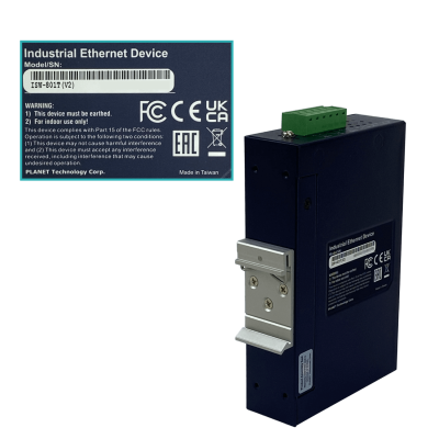 ISW-801T PLANET 8-100 Conmutador Industrial Riel-DIN no-Gestionado req/12-48VDC/24VAC