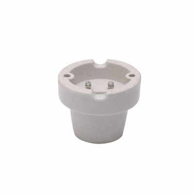 SOQ-E27 REMA Marfil Base Plana E27 400W 250VAC Portalámparas Portabombilla SEC-4489
