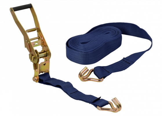 LIN-10MT 10mt Ancho-50mm Cuerda de Carga Polipropileno Eslinga Amarre c/Rachet