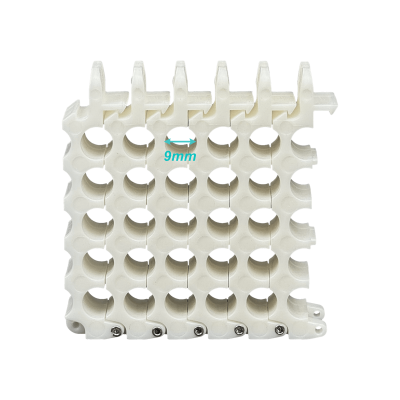 COMB-25 Organizador para 5x5 25 Conductores UTP/FTP máx-9mm Agrupador Manojo Blanco 8x8cm
