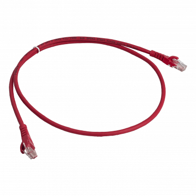 CPR-10L LINKMADE 1MT CAT5E ROJO LSZH CABLE PATCH INYECTADO MULTIFILAR