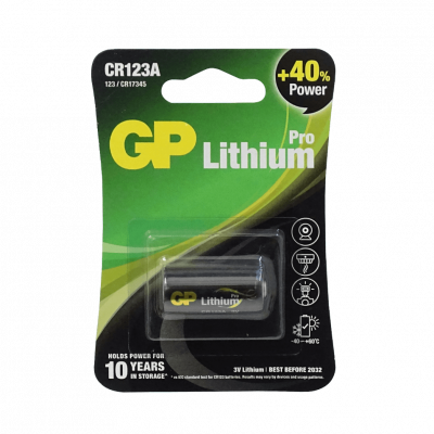 CR123A 16x32mm Batería de Litio 3V No Recargable x favor recicle devolviendo a LK