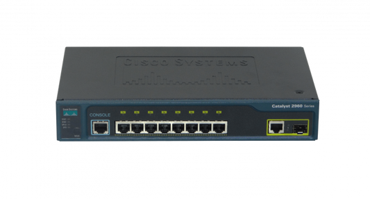 WS-C2960-8TC-L CISCO REFACC 8-100 1-SFP-Combo-1000 Console Desktop-Magn Switch Admin