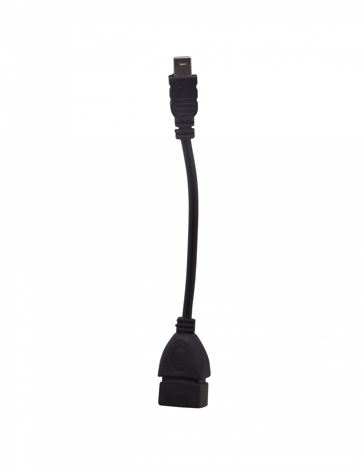 USBABH Conector OTG USB2.0 de 0,1 metros con interfaz A-H de 5 pines a mini/B macho