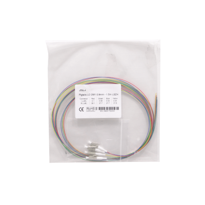 JFML-4 LC/UPC OM1 Multimodo 1,5mt 4-Piezas Pigtail 62.5/125µm 0,9mm 150cm