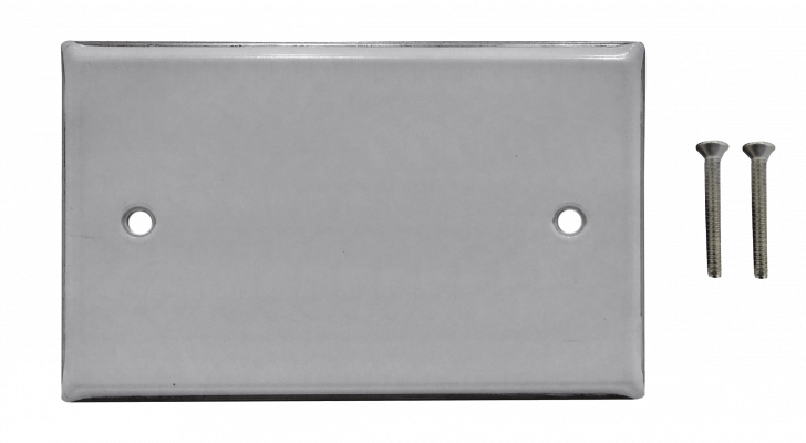 FP0MV LINKMADE Placa Frontal Ciega Metálica de 70x114mm