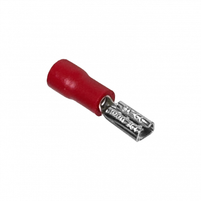 TFRH-28 2,8x0,8mm Rojo Hembra Semi-Aislado Faston 0,5-1,5mm2 100-unidades PVC