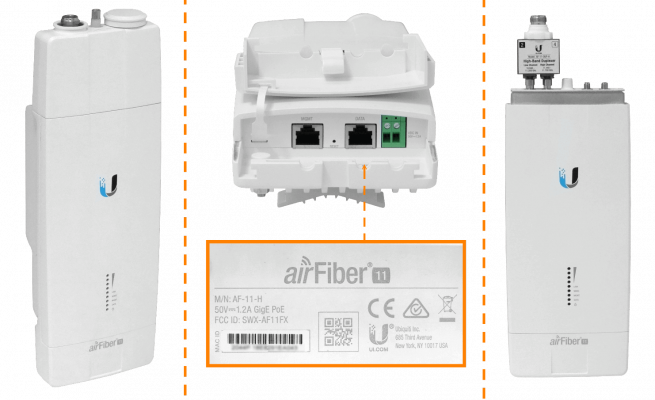 AF11-COMPLETE-HB UBIQUITI incluye-DUP-H 11GHz incluye-antena 35dBi 1-1000 1-MGMT velocidad 1,2Gbps incluye50V
