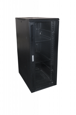 RK30-9VL Gabinete Rack de Vidrio LINKMADE 30U, 900mm de Fondo, con Ventiladores, PDU y Bandejas