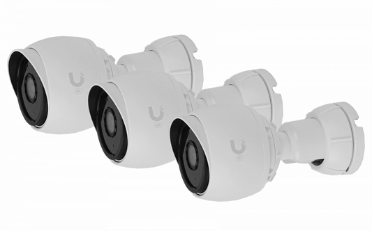 UVC-G5-BULLET-3 UBIQUITI 3 unidades Tipo Proyectil 84x45º 1-100 1512p IK04 IPX4 Cámara Infrarroja Micrófono req-PoEaf