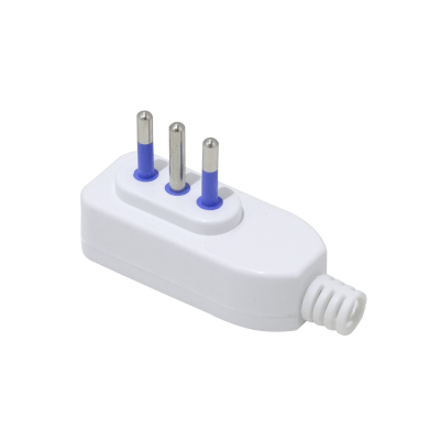 EMV2PTL KALOP Lateral 2P+T 10A Conector Macho Portátil Blanco con-Polo a Tierra KC44570