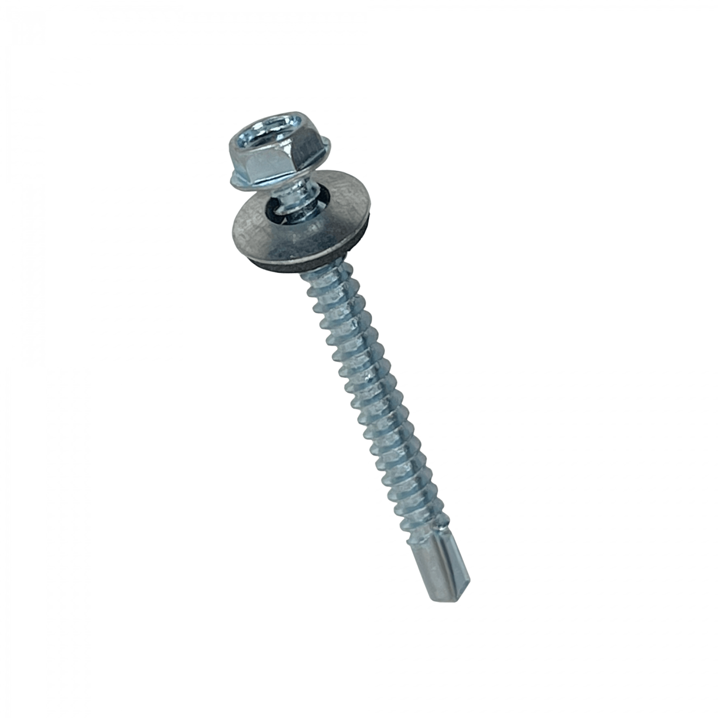 BA12-20 Cabeza-Hexagonal-8mm 100u. 12x2 Longitud-51mm Cincado Tornillo Autotaladrante Punta 2,0