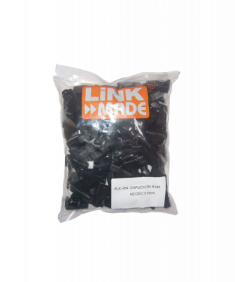 RJC-BN Negro Bolsa-100-unidades Protector p/RJ45