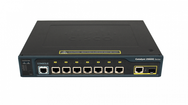 WS-C2960G-8TC-L CISCO REACONDICIONADO 7-1000 1-Combo-SFP RS232-RJ45 Conmutador Catalyst 8 Puertos