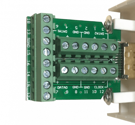 FQHR. Adaptador 1-HDMI Hembra-Para-Riel-20p para Bastidor Multimedia FQ1-FQ2-FQ3