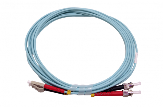 JF3LT3 Latiguillo de Fibra Dúplex Multimodo OM3 LC-ST 3m 3,0mm 50/125um LSZH