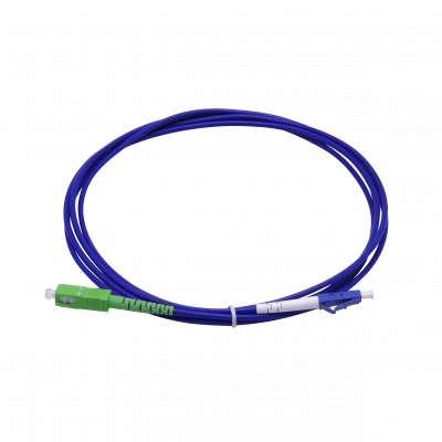 JBSAL2 LSZH Blindado 2mt LC/UPC-SC/APC SM Simplex Cable de Fibra Óptica 3.0mm 9/125um