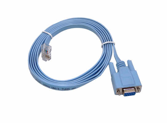 RS232-RJ45 Cable RJ45-Macho DB9-Hembra DE-09/H p/Puerto RS232 Console Switch 1,8m