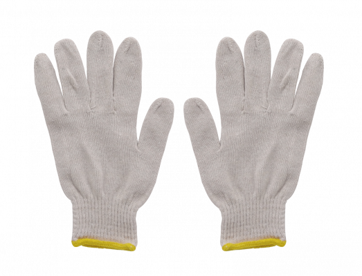 GUANTES-2H Blanco Par Guantes Multiuso Algodón