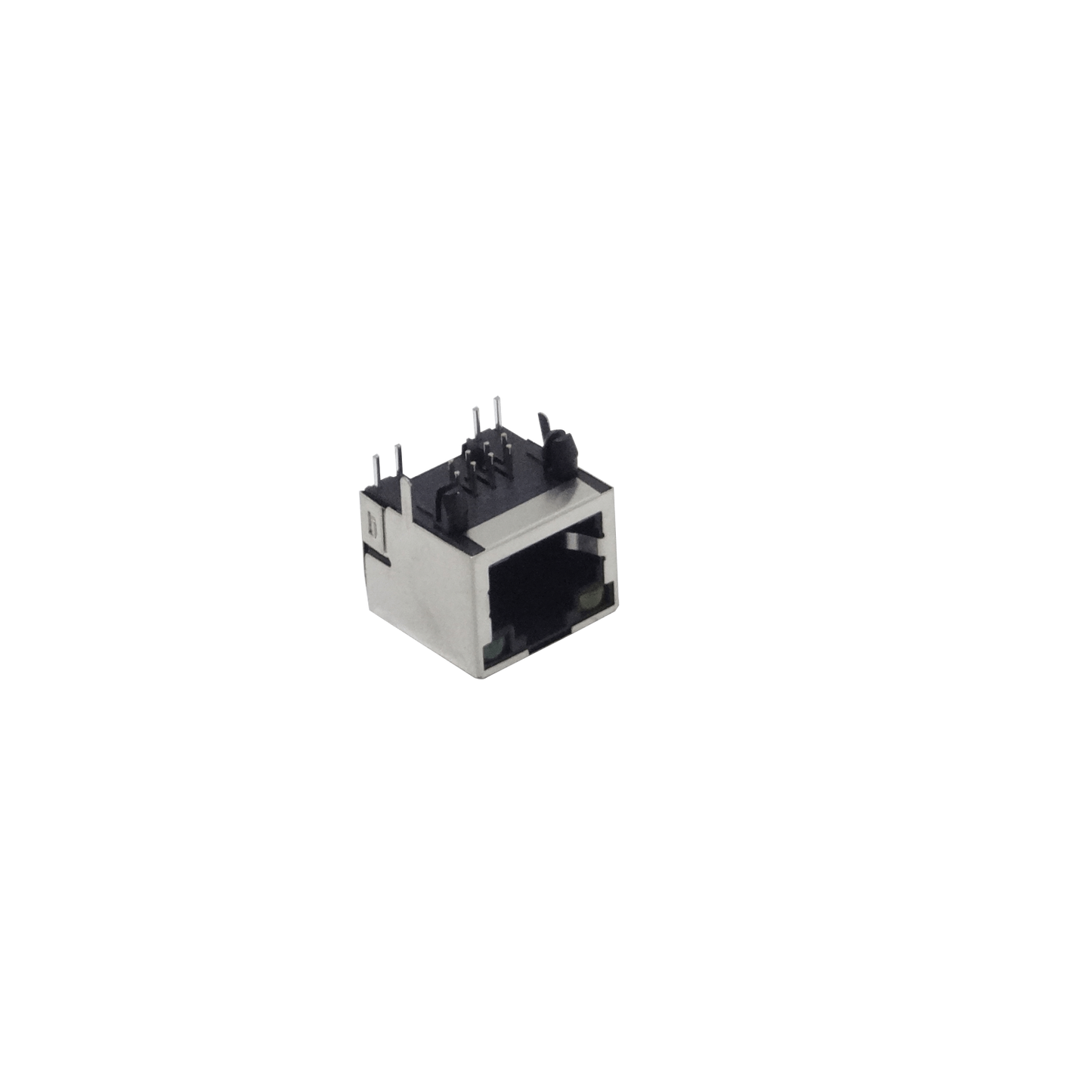 RJ45-PCB Conector Hembra RJ45 para Montaje en Placa de Circuito Impreso F/UTP 8P8C con 2 LEDs Integrados Soldable
