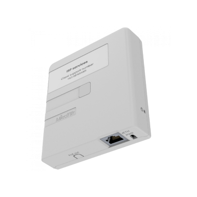 GPEN11 MIKROTIK 2-RJ45 Inyector Pasivo PoE 1GBPS Gigabit req-12-57V 5,5x2,1mm