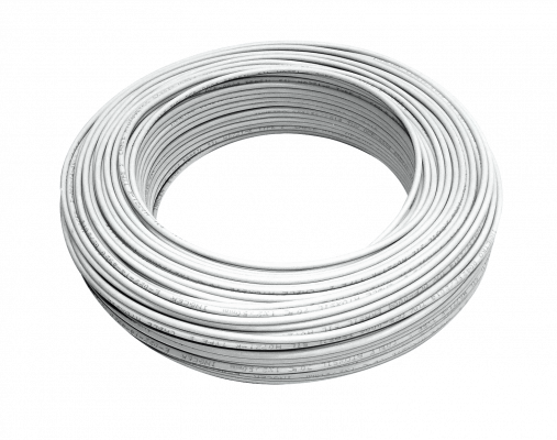 HZ25W EVA H07Z-1 2,5MM Cable Eléctrico Multifilar Libre de Halógenos Blanco 100 metros 750V Brasil
