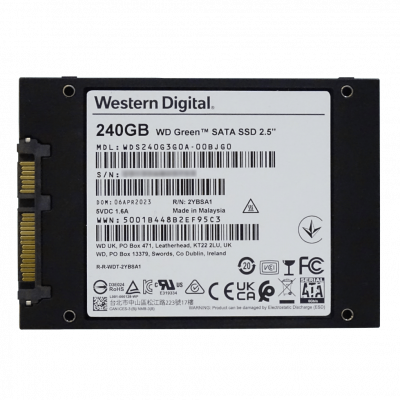 SSD240. WESTERNDIGITAL 240GB 500-450mb/s Sata3 2.5 7mm Unidad Estado Sólido WDS240G3G0A