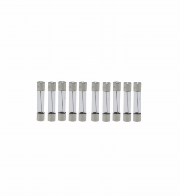 FUSE-15U Paquete de 10 fusibles cilíndricos de vidrio de acción rápida, 15 A, 6x30 mm, 250 V, referencia F15AL250V