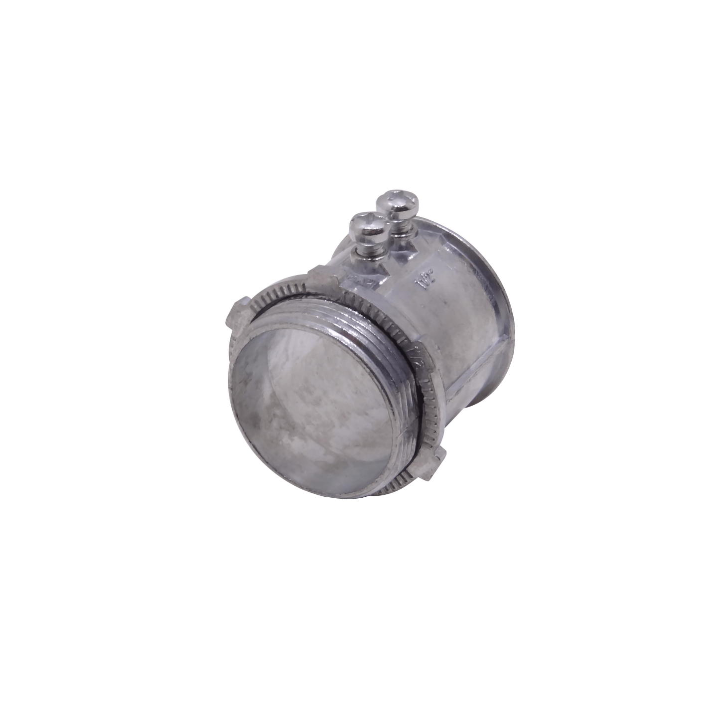 EMT15-SA Conector de Salida de Caja de 1-1/2 Pulgadas en Zinc con Rosca para Tubería Metálica Rígida E337830