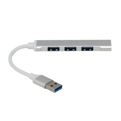 HUB-34 Concentrador USB 3.0 de 1 puerto A macho a 4 puertos A hembra, 4 salidas, sin soporte para alimentación externa