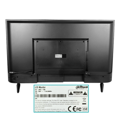 LM43 DAHUA Monitor 43-Pulgadas Full HD HDMI VGA USB 1920x1080 100-240Vac