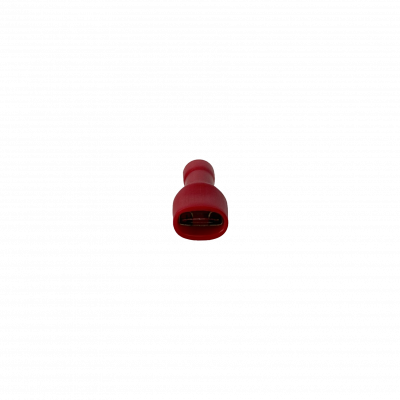 TFRH-68C 6,35x0,8mm Rojo Hembra Full-Aislado Faston 0,5-1,5mm2 50-un PVC