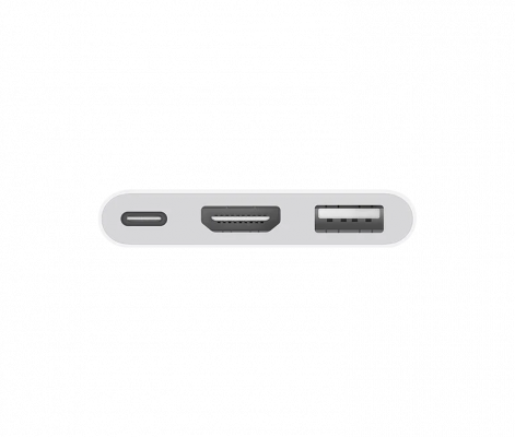 CCHA-A. APPLE Auténtico Conector USB-C Macho hacia HDMI Hembra Puerto USB-A Puerto USB-C MW5M3AM MUF82AM/A