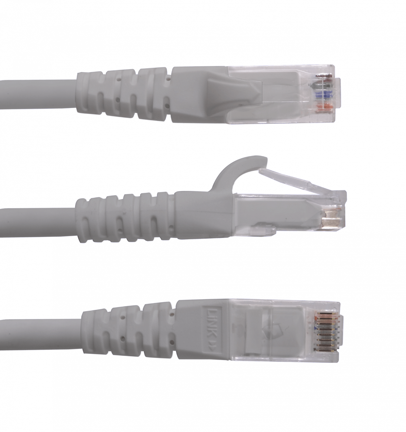CP6CG-30L LINKMADE Cruzado 3metros Cat6 Gris U/UTP Latiguillo CrossOver 568A/568B