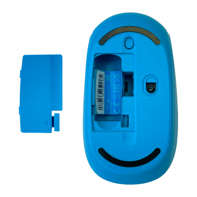1850C Mouse Celeste USB-AM inalambrico 2,4GHz req/1-AA Cyan-Blue