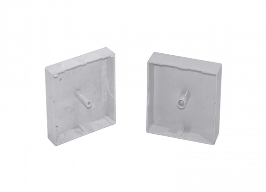 MEC-01 Caja Estanca Blanca MEC de 65x65x35mm con 1 Tornillo de Fijación