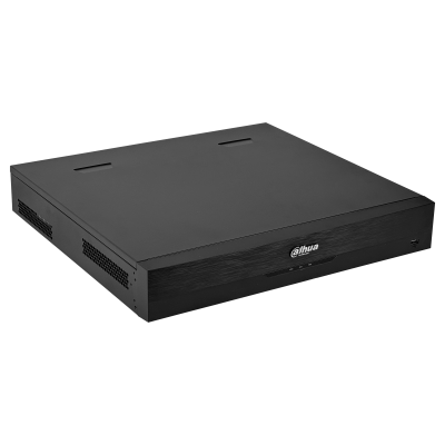 5432. DAHUA Grabador digital red 32-puertos IP 16-PoE resolución 32MP 2-salidas HDMI 2-salidas VGA puertos USB RS232 4xSATA capacidad 20TB tecnología WizSense