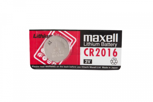 CR2016 MAXELL 1,6x20mm Batería de Litio para Reloj 3V CR2016